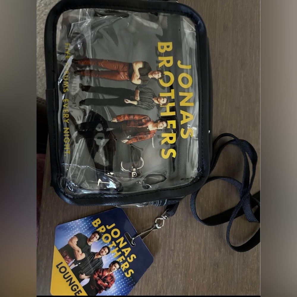 Jonas Brothers VIP tour lanyard & bag